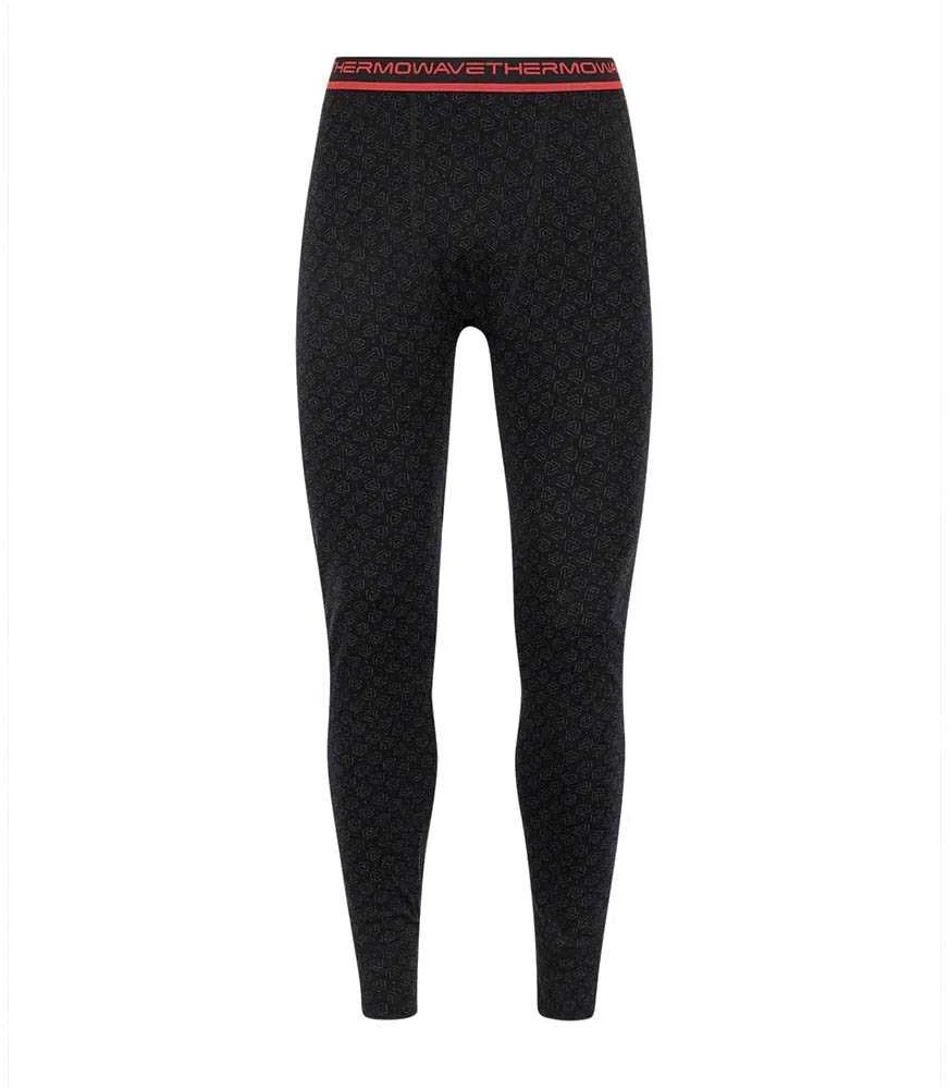 Vyriškos termo kelnės Thermowave Merino Xtreme - Juoda - S