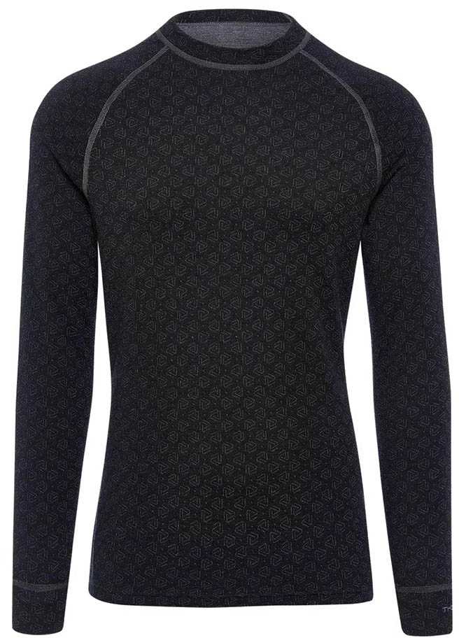Vyriški termo marškinėliai Thermowave Merino Xtreme - Juoda - XXXL