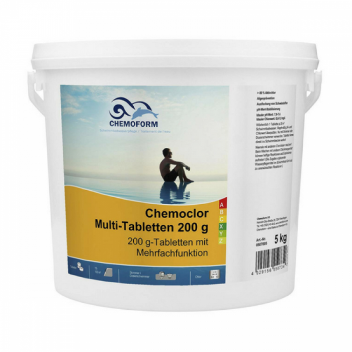 Chemoform Viskas viename MULTI-tabletės (200g), 5kg aprašymas - Prekės nuotrauka