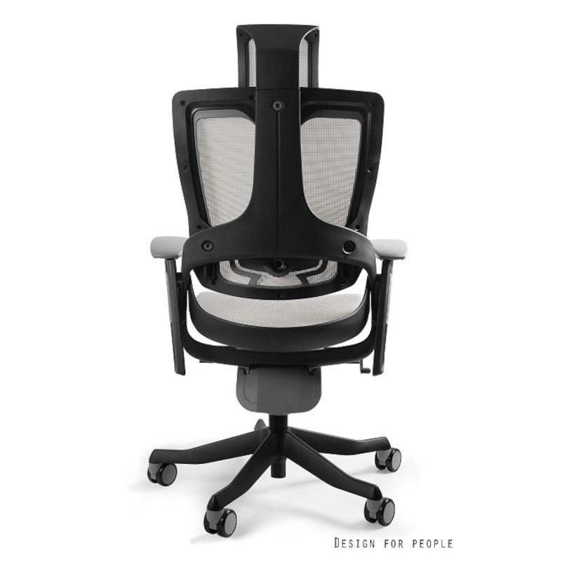 Unique Ergonomiška biuro kėdė su tinkleliu Wau 2 Mesh - Juoda/Snowy