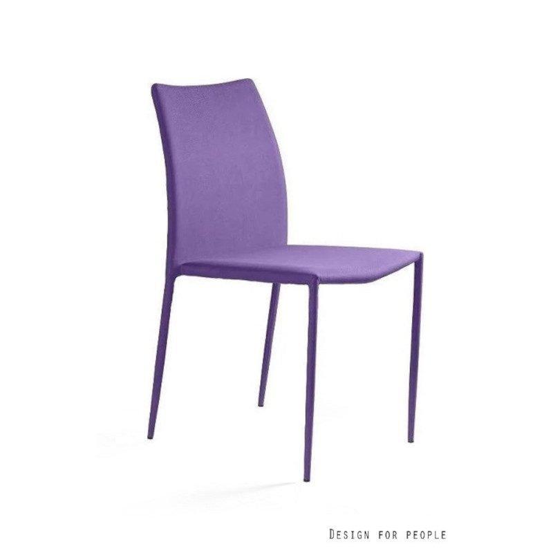 Unique Dizaino kėdė - pilka METALAS + PRAKTINIS AUDINIS