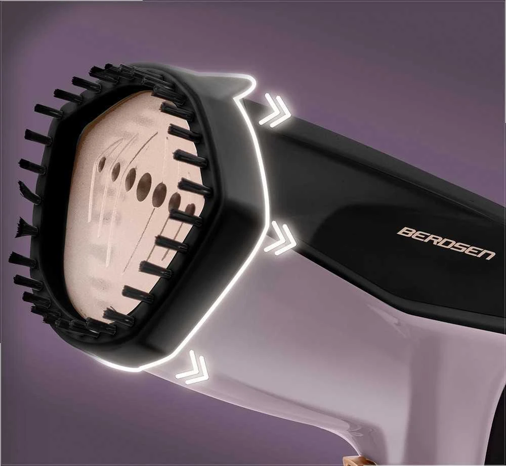 Berdsen Drabužių garintuvas, galingas 2000W, su didele 360ml talpykla, LCD ekranas, greitam raukšlių pašalinimui, kelioninis garintuvas, drabužių priežiūra