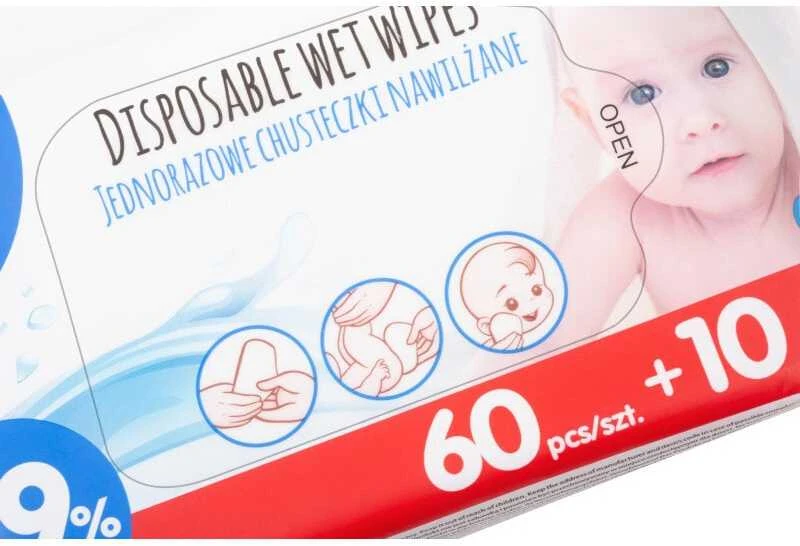 AKUKU drėgnos servetėlės, 70 vnt., A0031