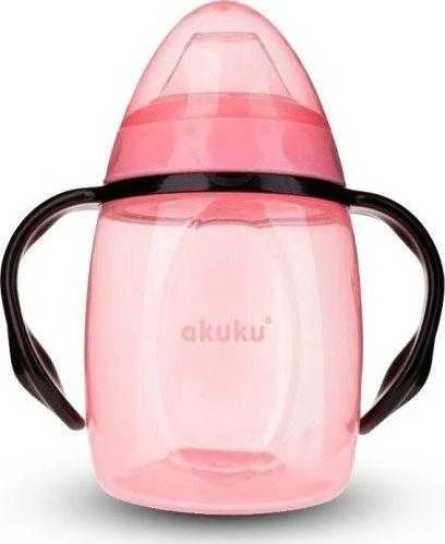 AKUKU neišsiliejanti gertuvė su dviem rankenėlėmis, 280 ml, A0429, Rožinis