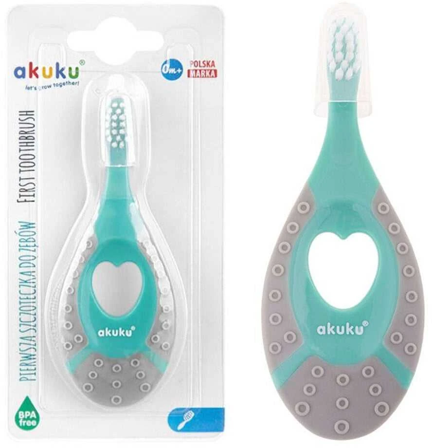 AKUKU 0-2 m. pirmasis dantų šepetėlis, A0157