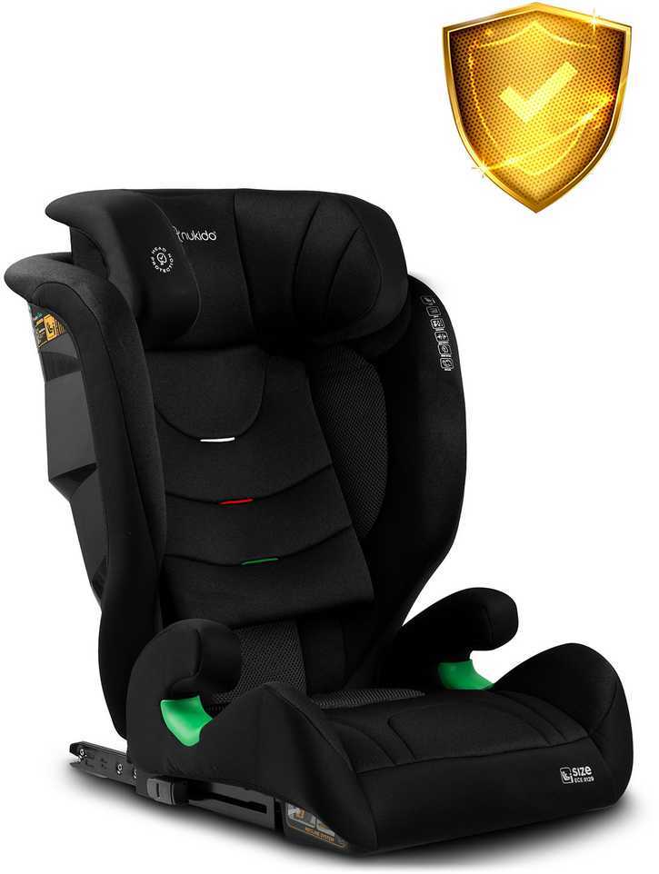 Automobilinė kėdutė Nukido Louis Soft juoda 15-36 kg ISOFIX