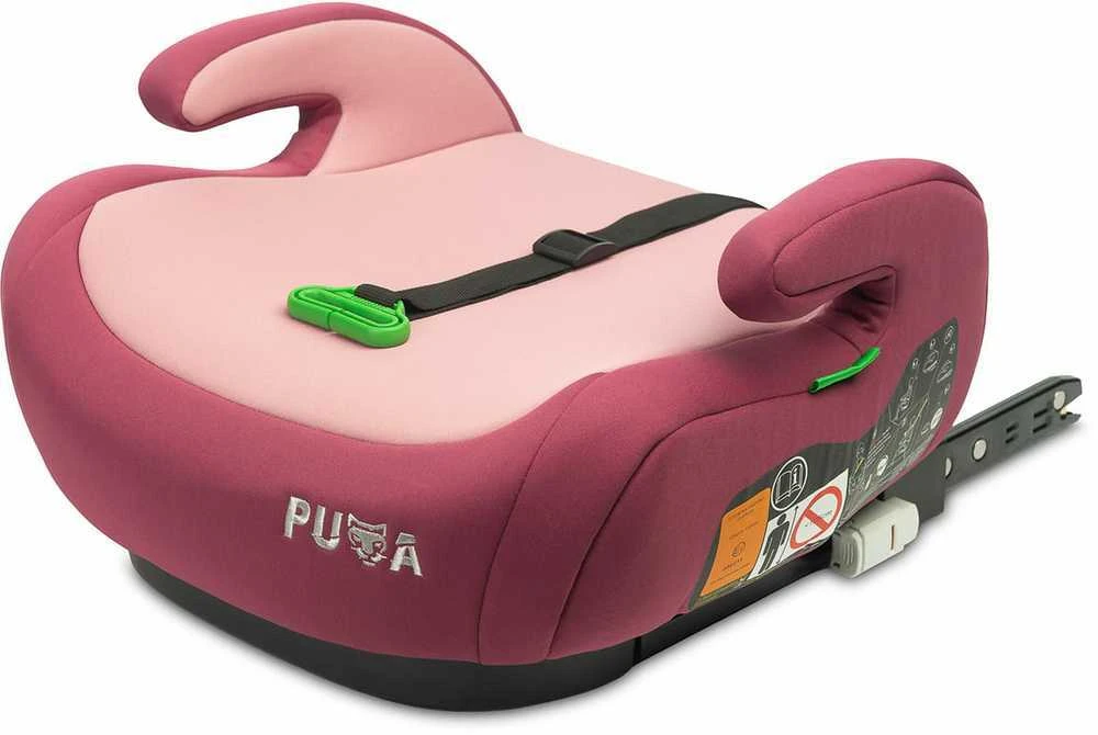 Automobilinė kėdutė - paaukštinimas Caretero Puma Isofix-I-Size, 125-150 cm, rožinė