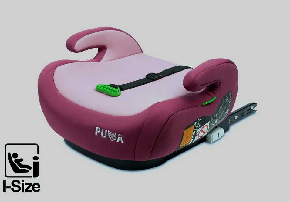 Automobilinė kėdutė - paaukštinimas Caretero Puma Isofix-I-Size, 125-150 cm, rožinė