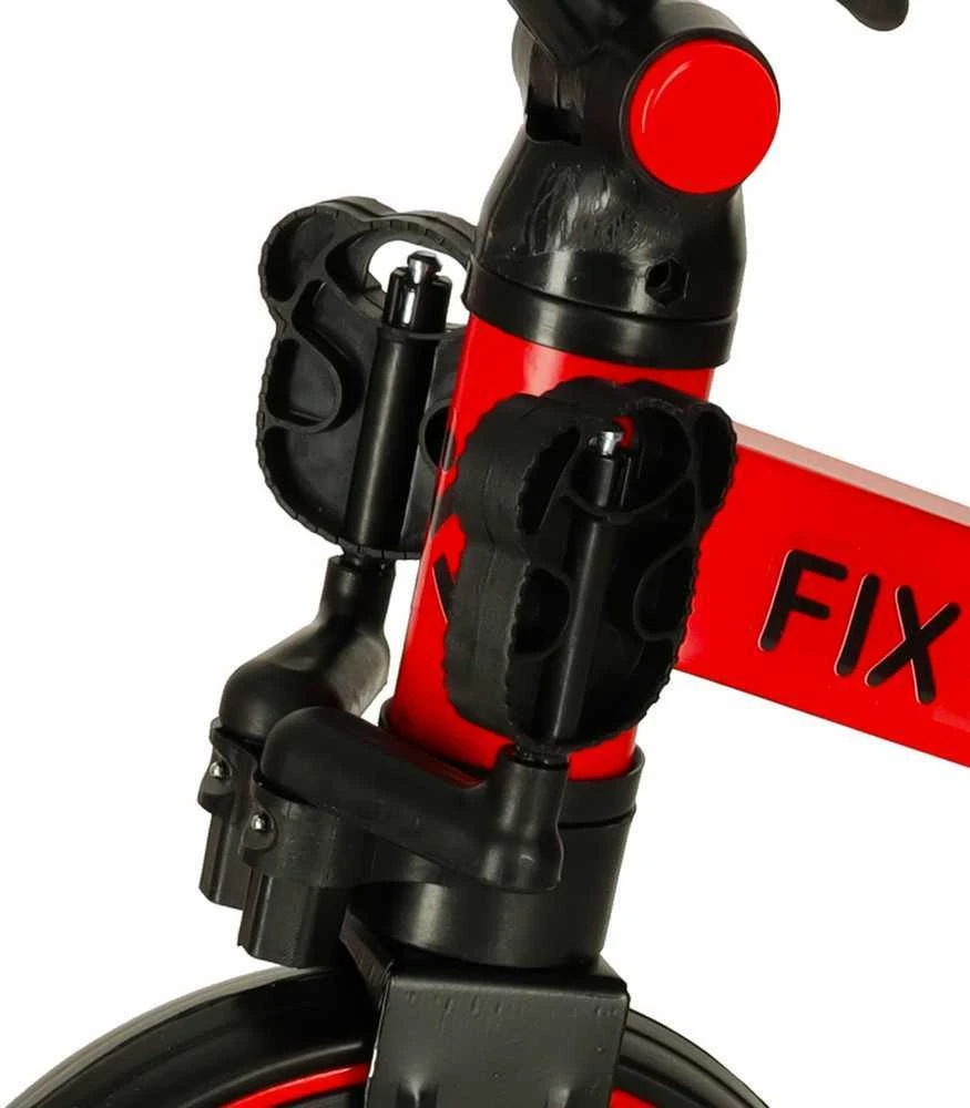 Trike Fix Mini krosinis triratukas 3in1 su pedalais, raudonas