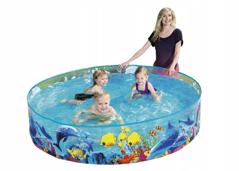 Ramstinis baseinas Bestway Fill N Fun Odyssey 55030, 183x38 cm, mėlynas
