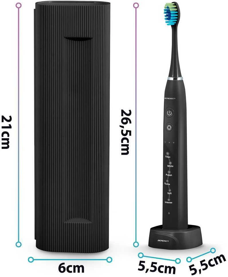 Dantų šepetėlis Berdsen Galaxy Duo sonic dantų šepetėlių rinkinys iš 2 vnt
