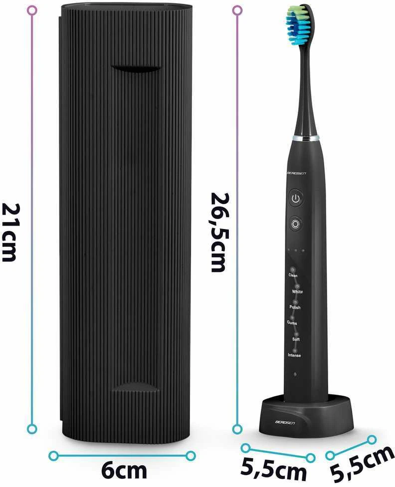 Dantų šepetėlis Berdsen Galaxy Duo sonic dantų šepetėlių rinkinys iš 2 vnt