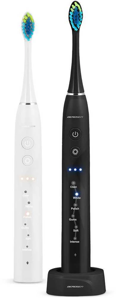 Dantų šepetėlis Berdsen Galaxy Duo sonic dantų šepetėlių rinkinys iš 2 vnt