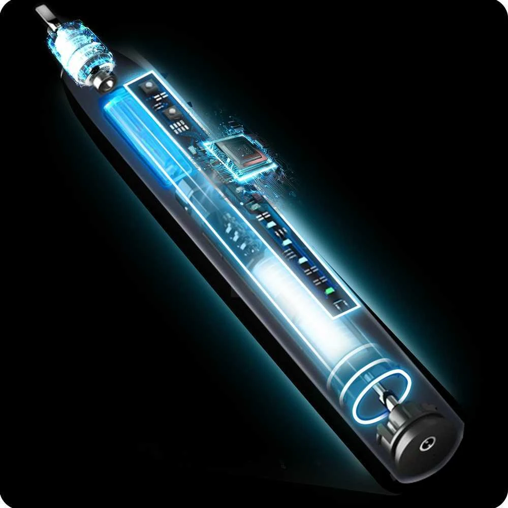 Berdsen Galaxy sonic dantų šepetėlis, baltas