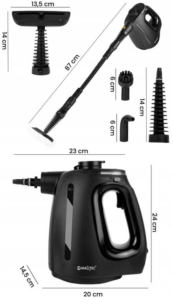 Garų valytuvas MalTec HDS3350W