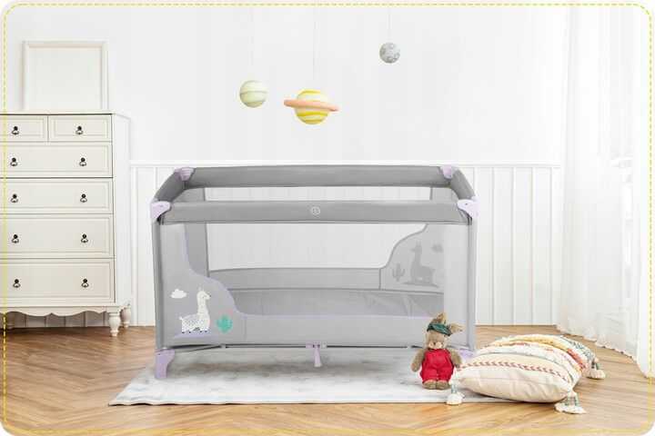 Kelioninė lovytė - maniežas, Ricokids, 125 x 65 x 78 cm