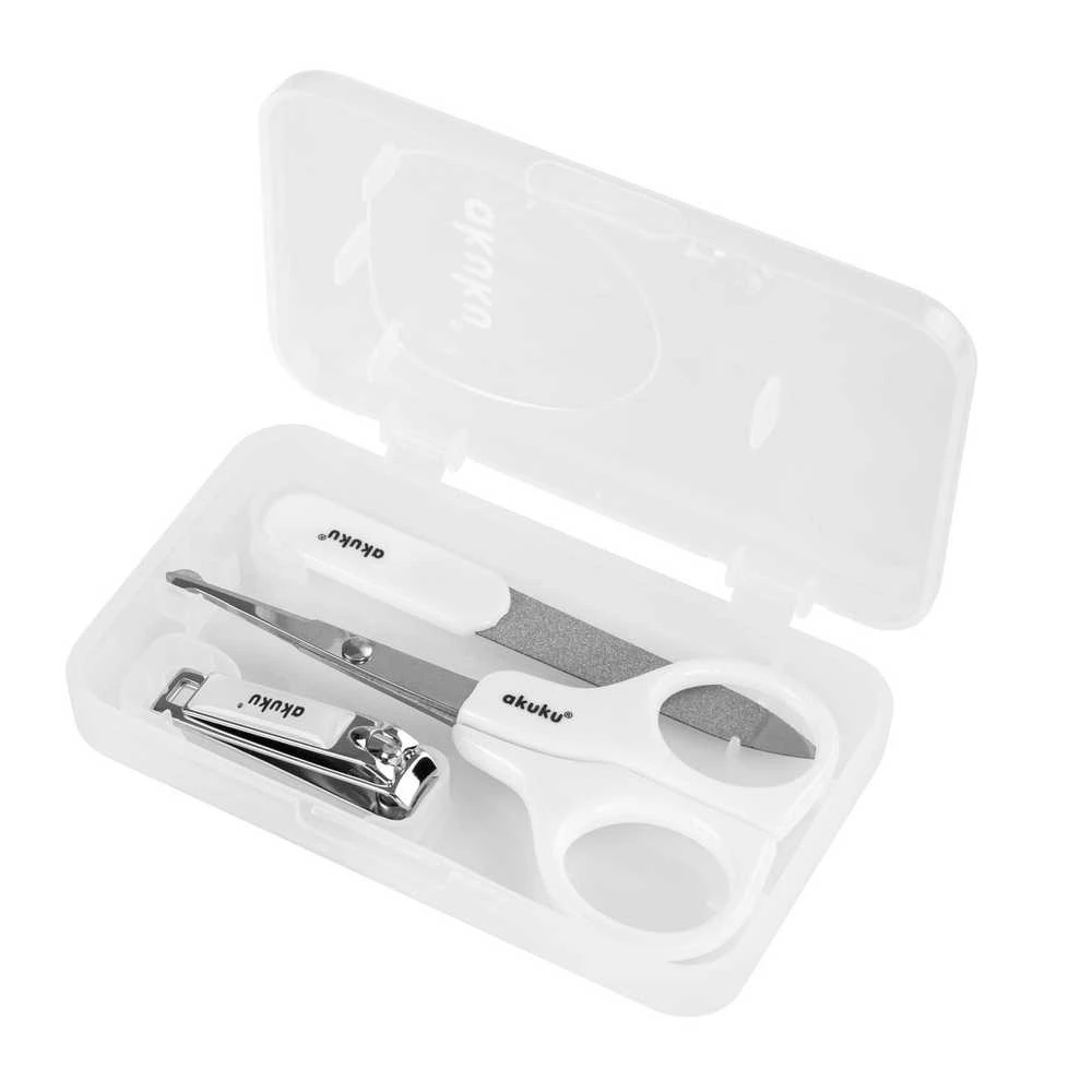 AKUKU kūdikių nagų priežiūros rinkinys MINT, A0040