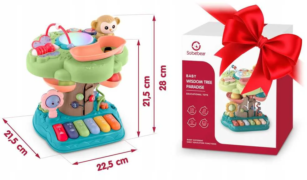 Lavinamasis muzikinis žaislas Medis, Ricokids 781600