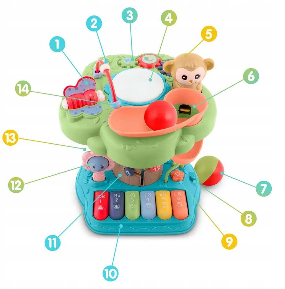 Lavinamasis muzikinis žaislas Medis, Ricokids 781600
