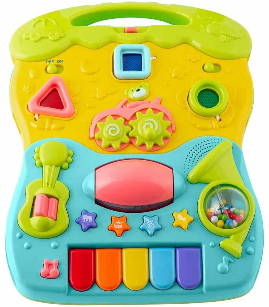 Lavinamasis stumdukas su pianinu 2in1 kūdikiams, Ricokids