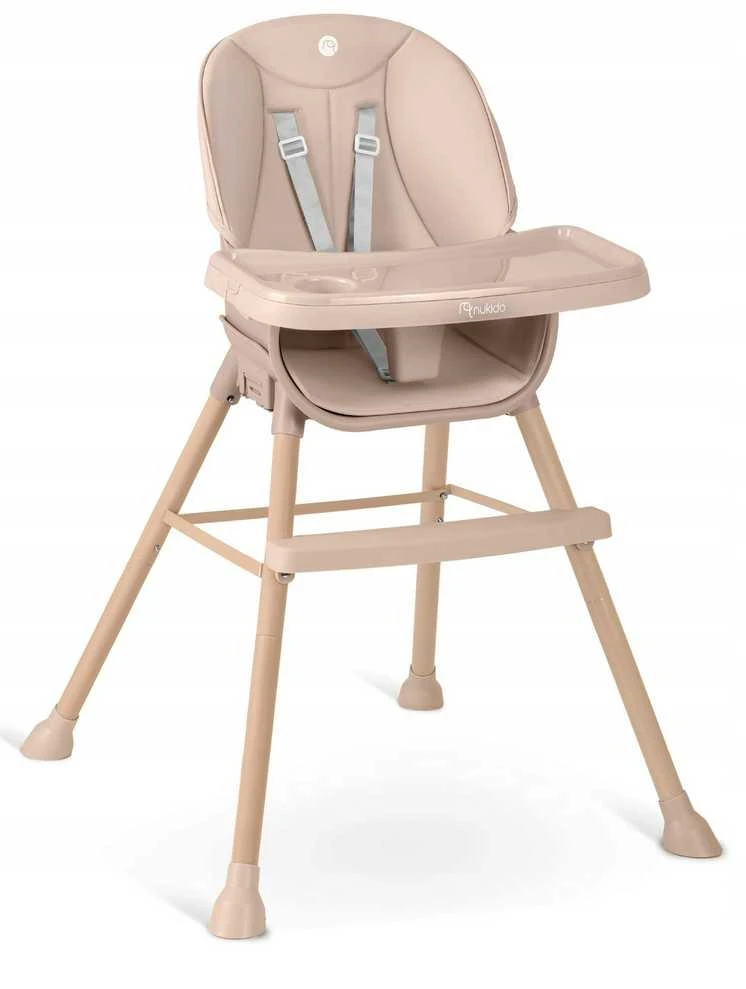 Maitinimo kėdutė Nukido Tilo, rožinė, 3 in1