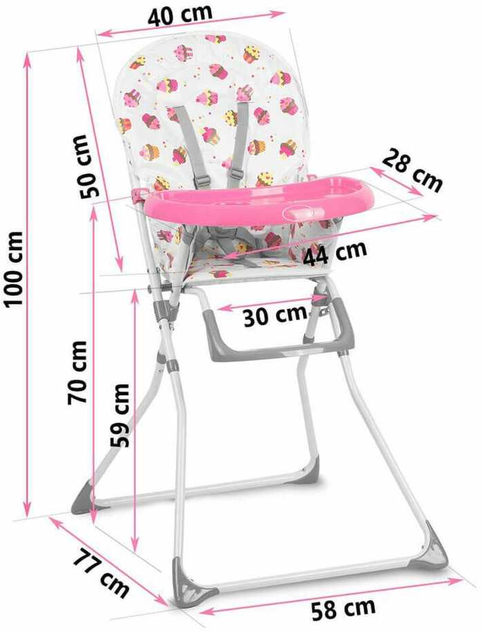 Maitinimo kėdutė su staliuku Ricokids Fando