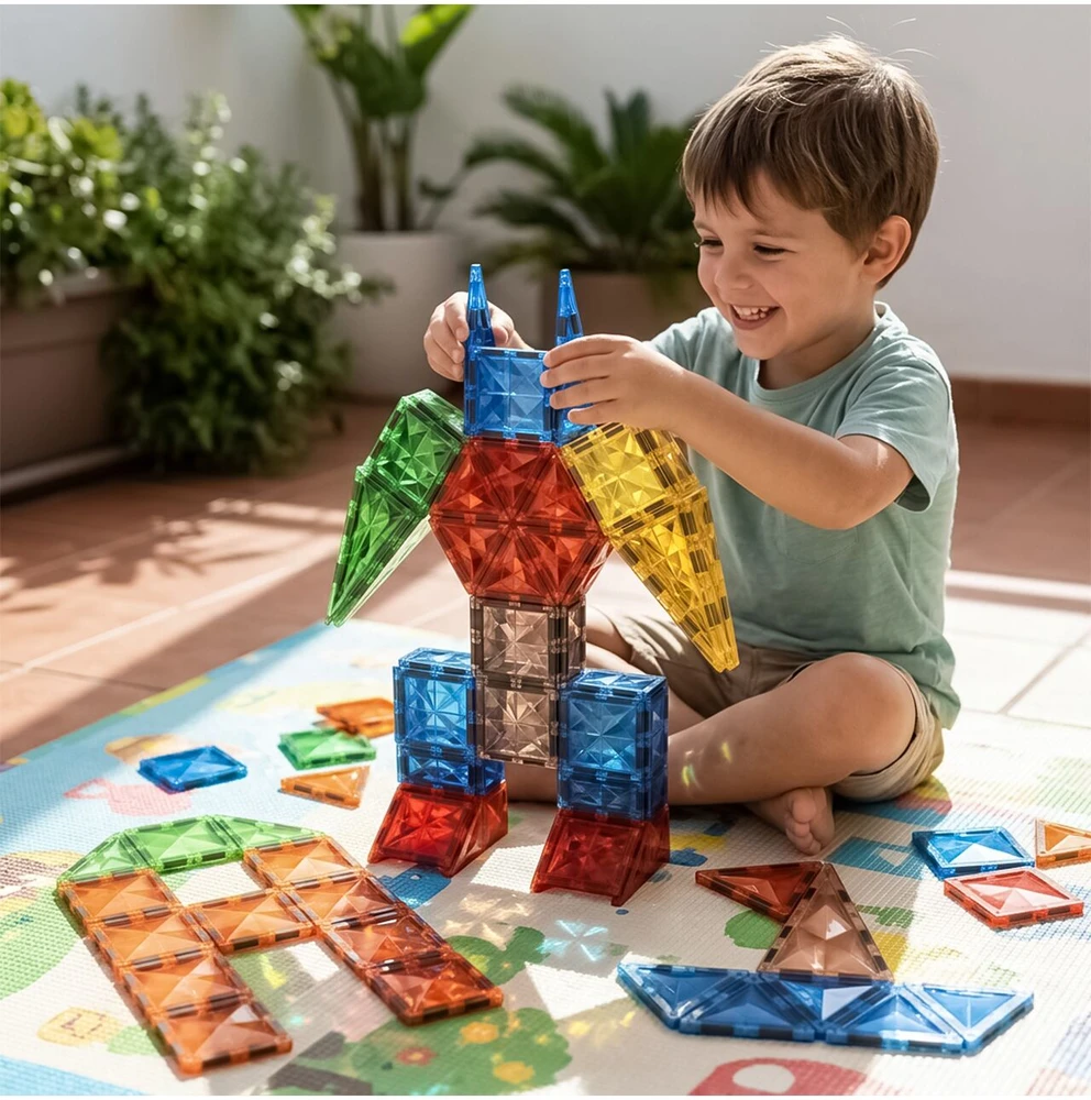Malplay 3D Magnetinis konstruktorius 82 dalys Gyvūnai