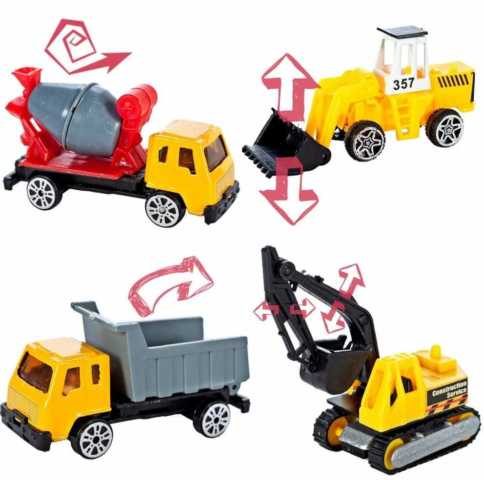 Malplay 3D žaidimų kilimėlis su transporto priemonėmis ir kelio ženklais, 80x70 cm