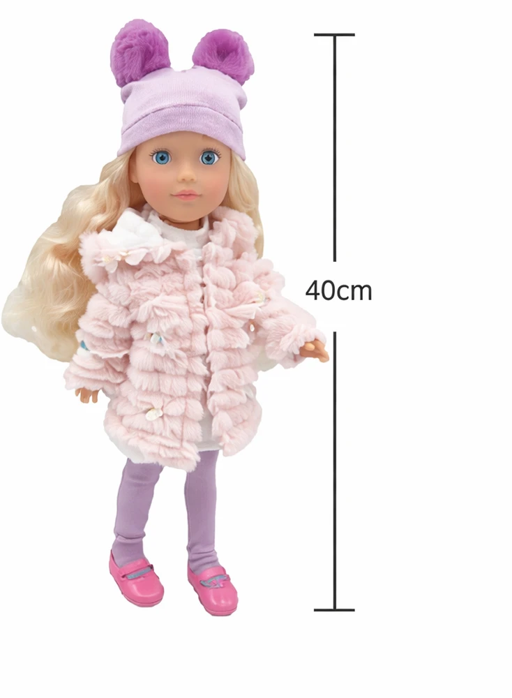 Malplay 40 cm lėlė „Vale Fashion“ su aksesuarais – stilinga žaislinė lėlė mergaitėms