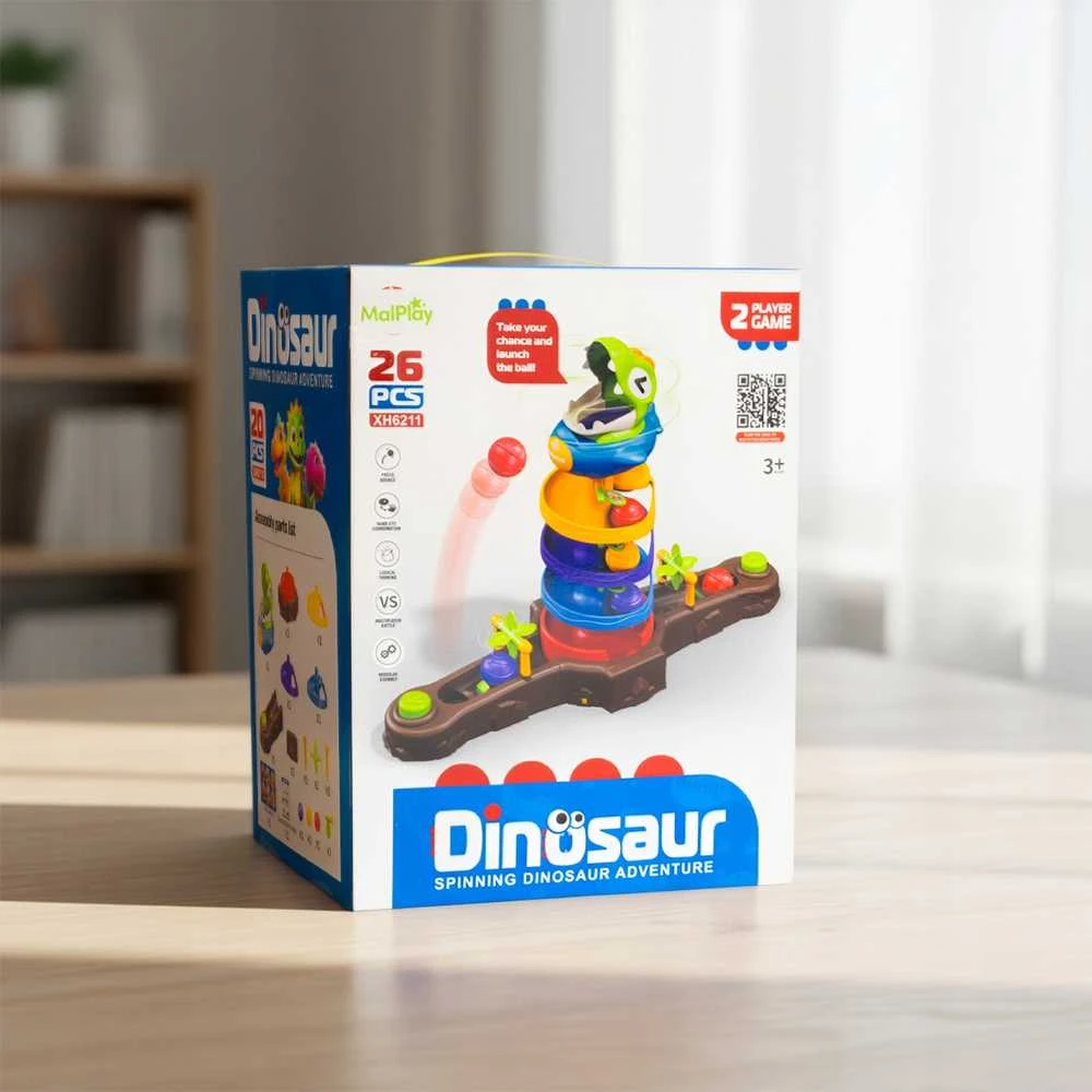 Malplay Arkadinis Dinozaurų žaidimas „Pagauk kamuolį“, 26 detalės