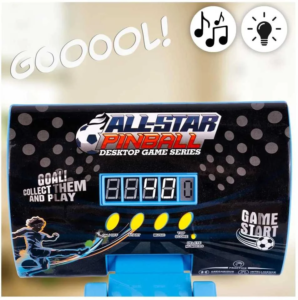 Malplay Arkadinis žaidimas Pinball su garso ir šviesos efektais