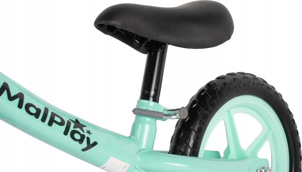 Malplay Balansinis dviratukas vaikams nuo 2 metų FLIKO, putplasčio ratukai 12", lengvas 1,8kg