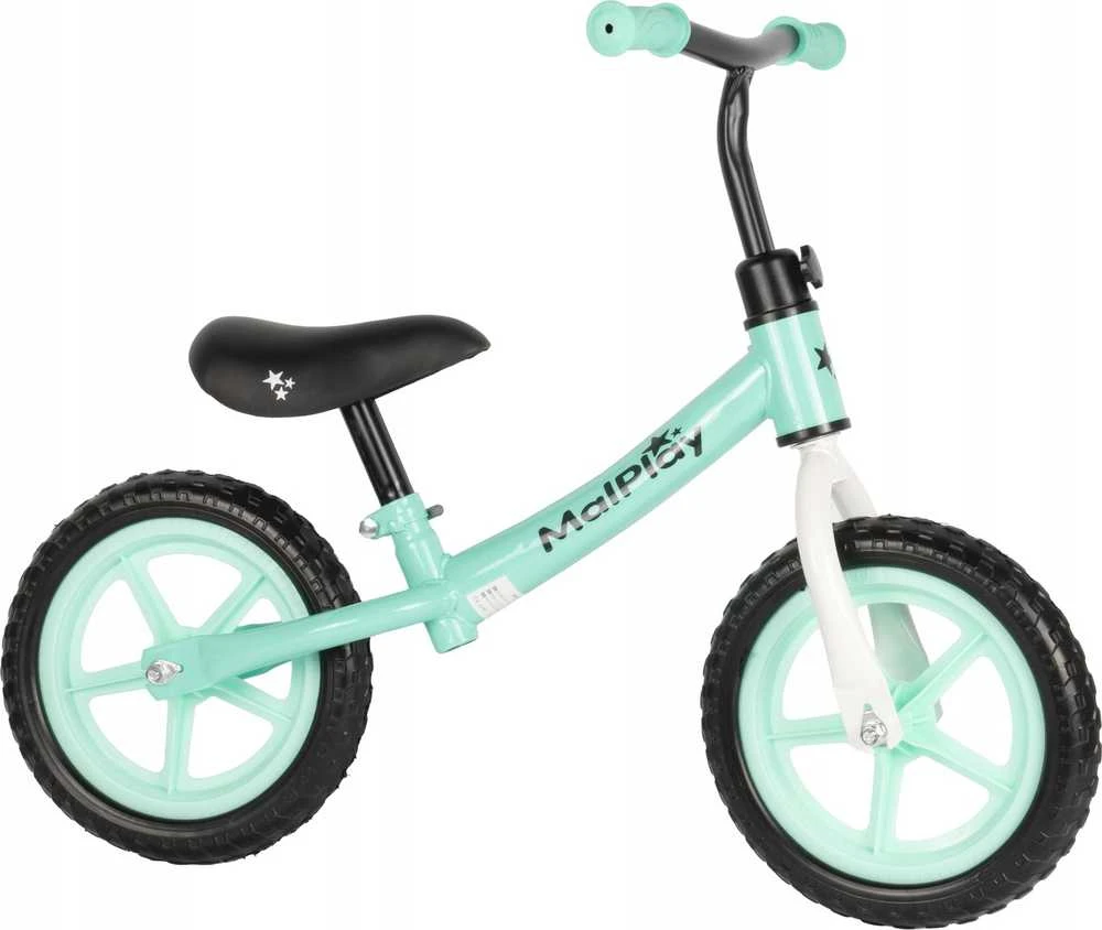 Malplay Balansinis dviratukas vaikams nuo 2 metų FLIKO, putplasčio ratukai 12", lengvas 1,8kg