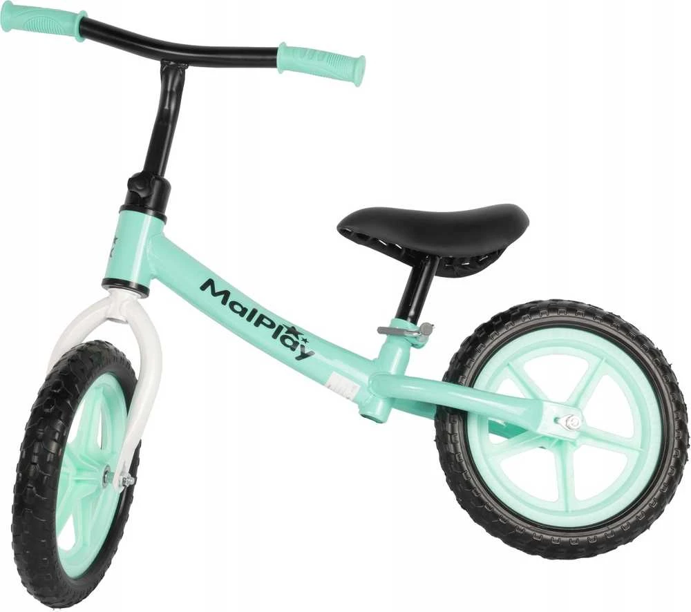 Malplay Balansinis dviratukas vaikams nuo 2 metų FLIKO, putplasčio ratukai 12", lengvas 1,8kg