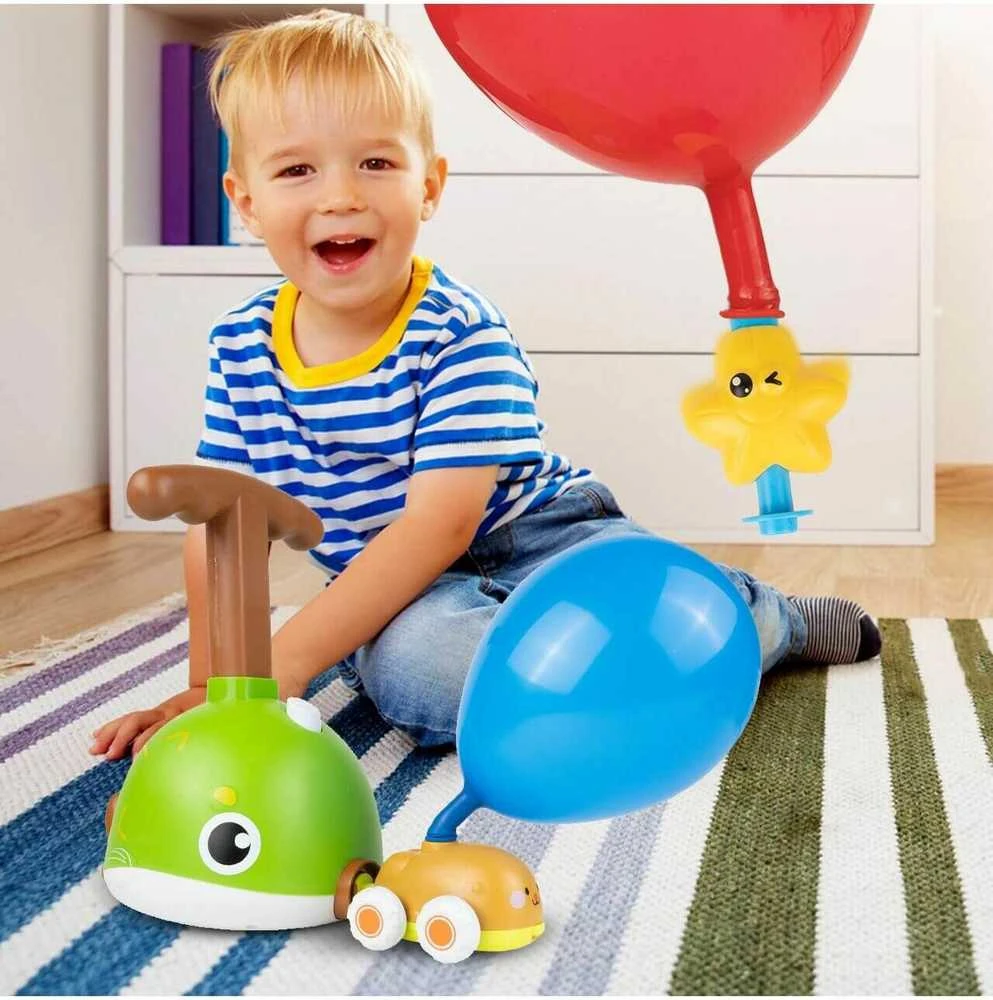 Malplay Balionų paleidimo priemonė + du automobiliai, 13 balionų