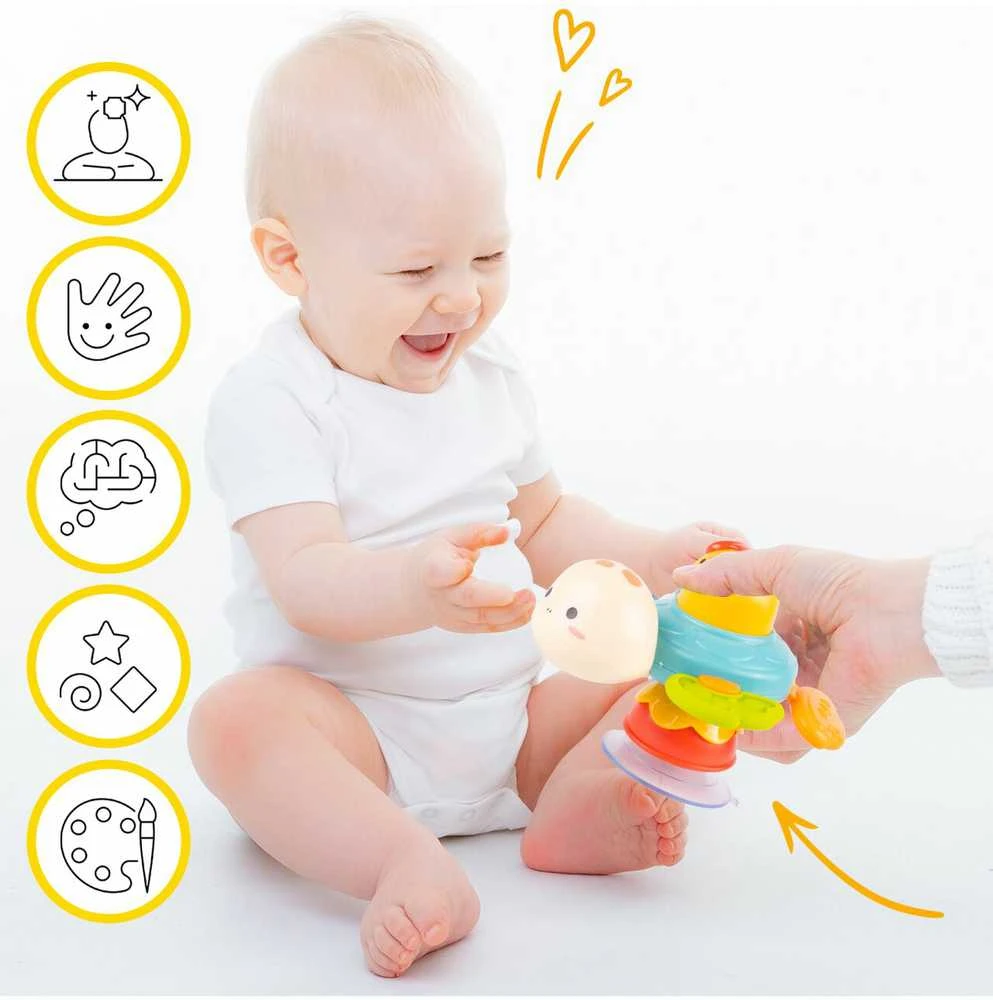 Malplay Besisukantis vėžlys su siurbtukais Spinner