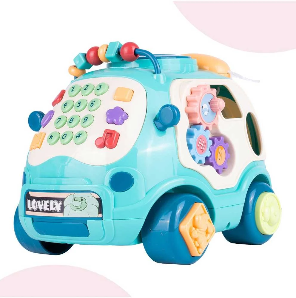 Malplay Daugiafunkcis muzikinis žaislas- rūšiuoklis automobilis.