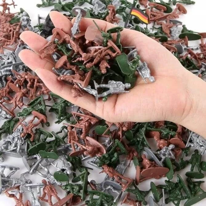 Malplay Didelis kareivių figūrėlių rinkinys, 300 vnt