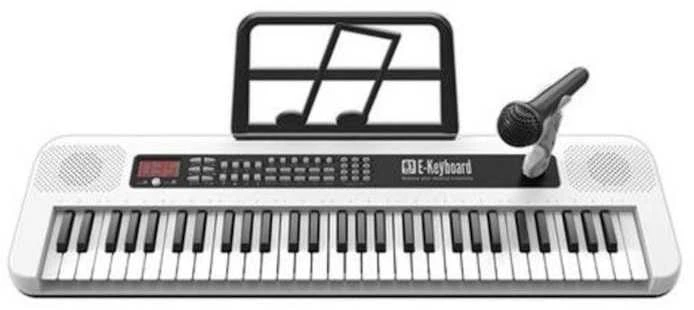 Malplay Didelis vaikiškas pianinas su mikrofonu, 61 klavišas