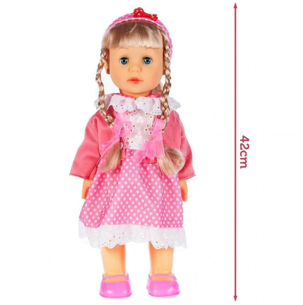 Malplay Interaktyvi lėlė Belinda, vaikšto ir dainuoja, 42 cm