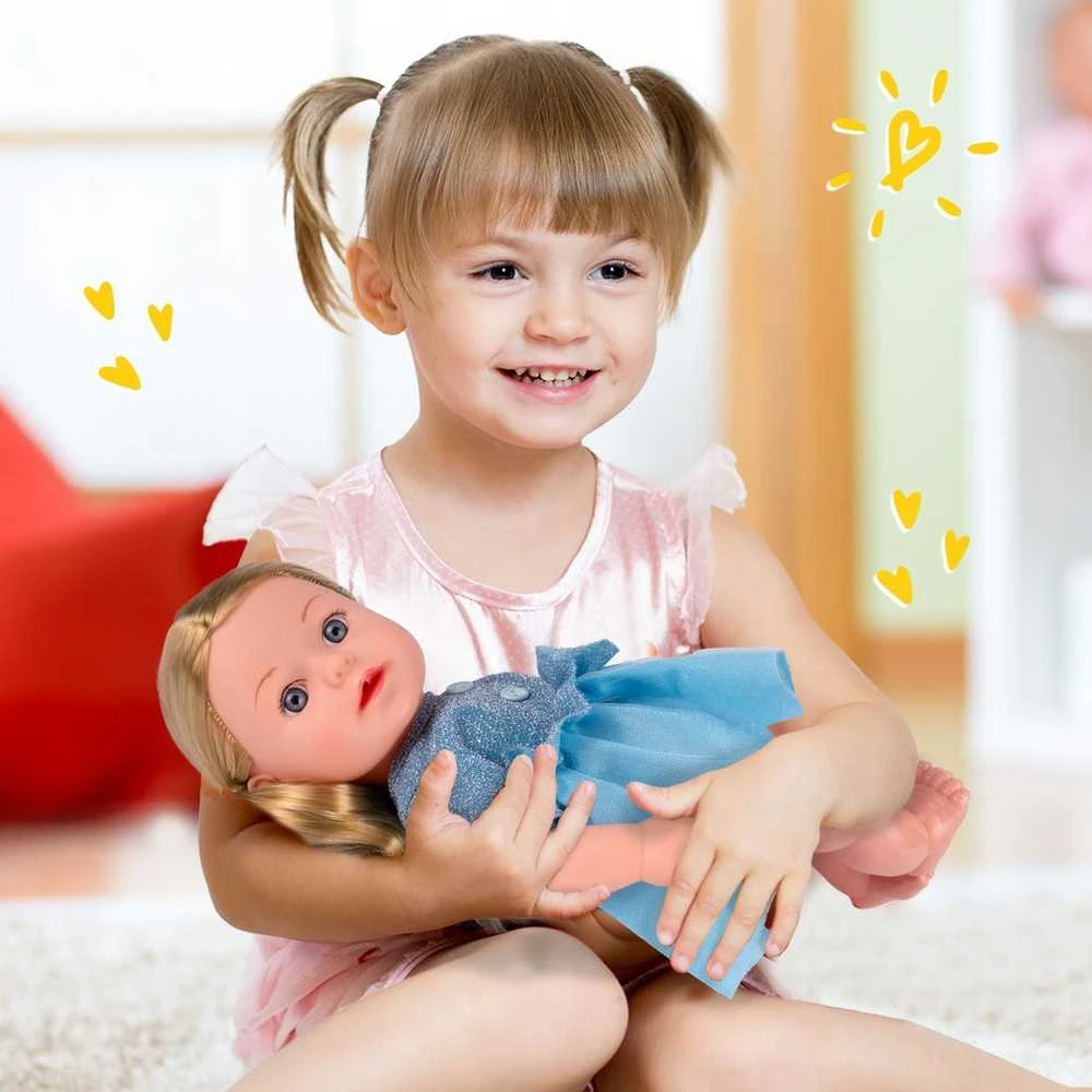 Malplay Interaktyvi lėlė kūdikis su priedais, 33cm