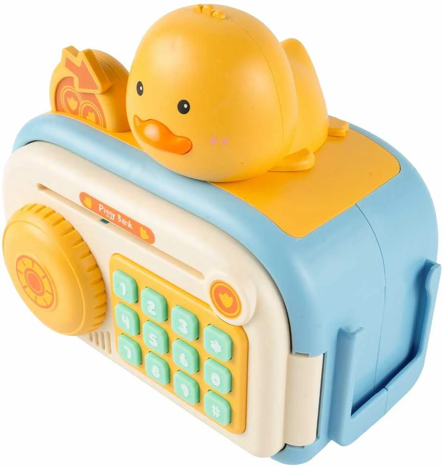 Malplay Interaktyvi vaikiška taupyklė seifas „Duck Piggy Bank“