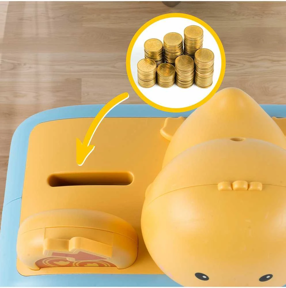 Malplay Interaktyvi vaikiška taupyklė seifas „Duck Piggy Bank“