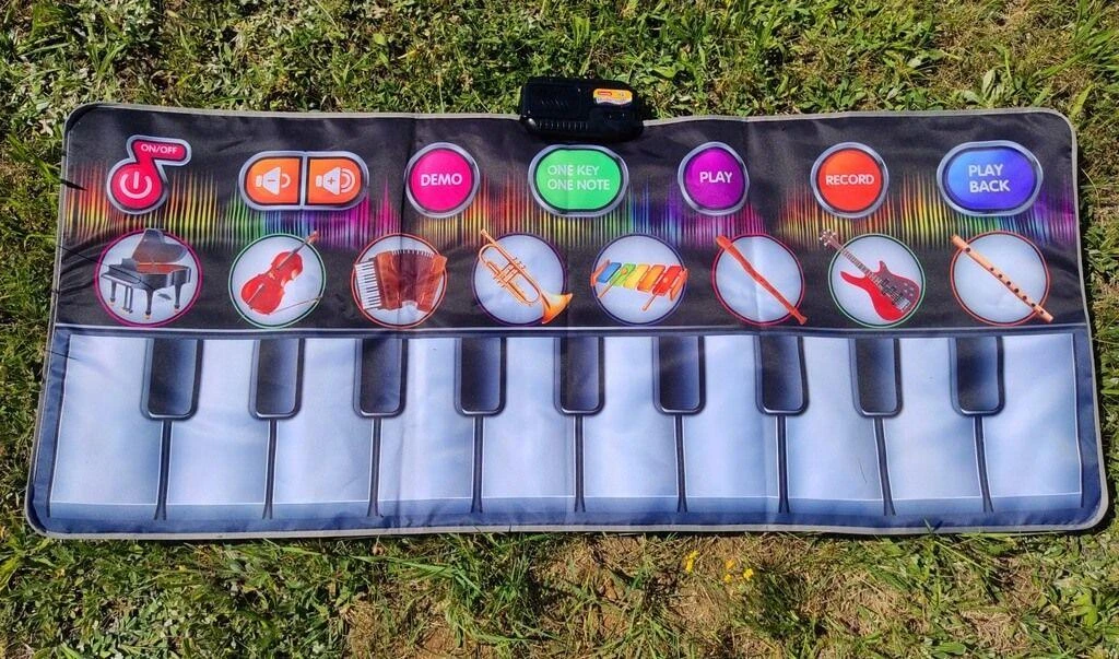 Malplay Interaktyvus didelis žaislinis muzikinis kilimėlis šokiams, 148cm