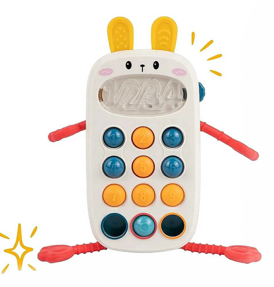 Malplay Interaktyvus jutiminis telefonas kūdikiams su garsu