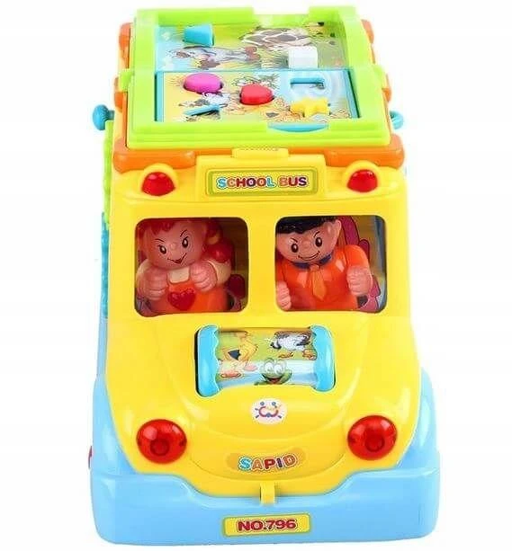 Malplay Interaktyvus lavinamasis autobusas su knyga ir garsais