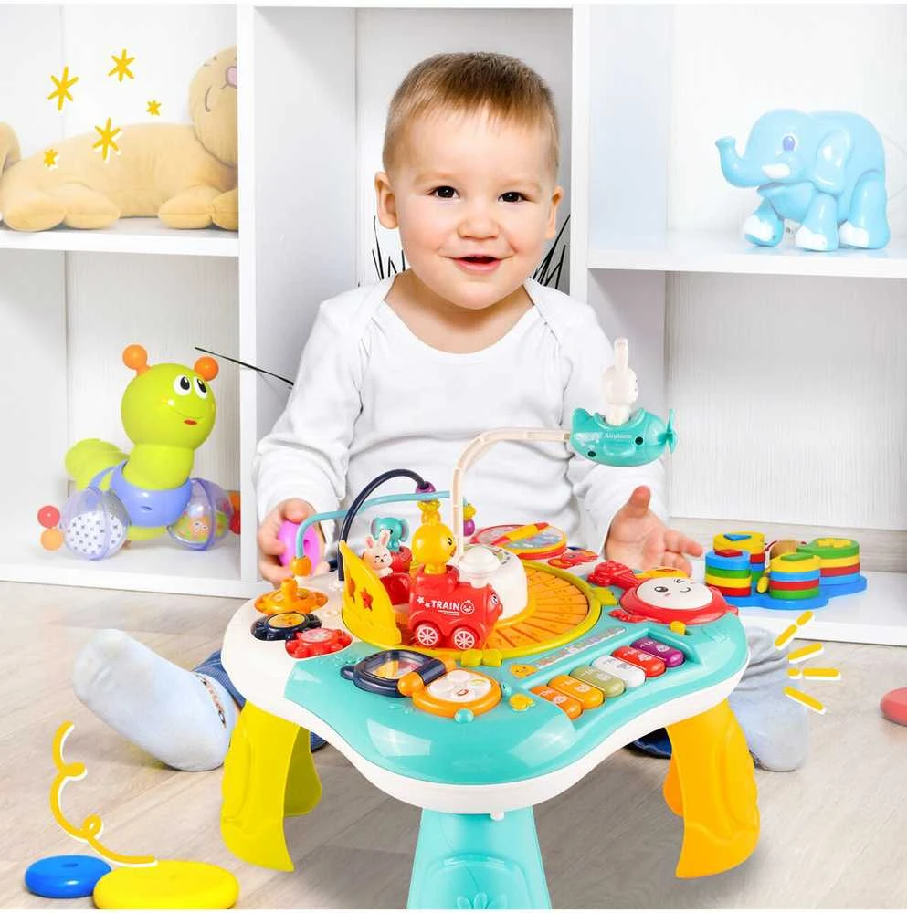 Malplay Interaktyvus lavinamasis muzikinis staliukas Kiškutis 2in 1