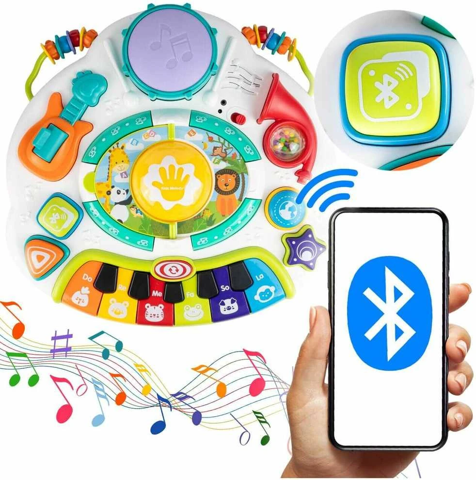 Malplay Interaktyvus lavinamasis muzikinis staliukas su Bluetooth ryšiu