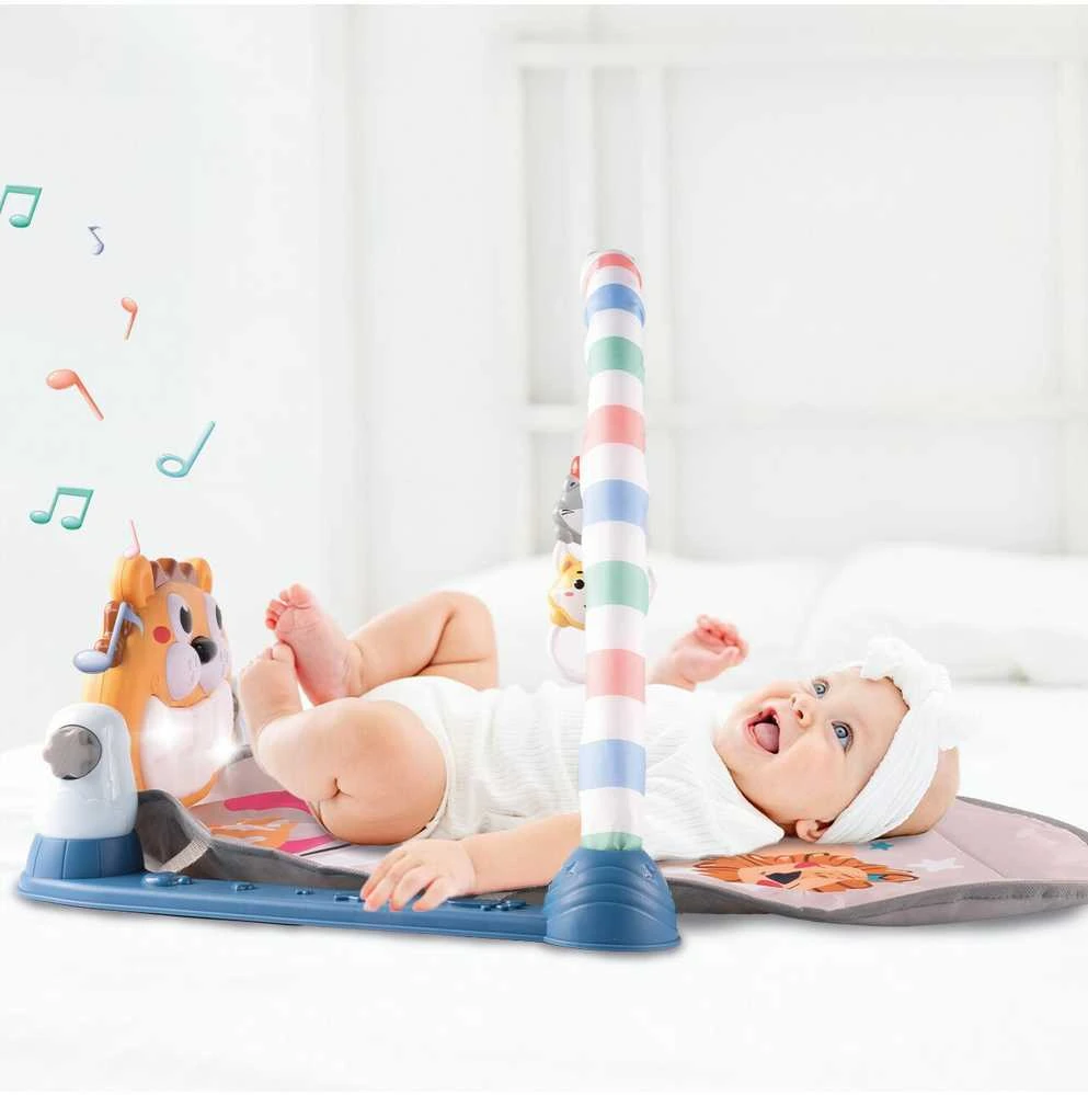 Malplay Interaktyvus lavinamasis, muzikinis kilimėlis kūdikiams Liūtas