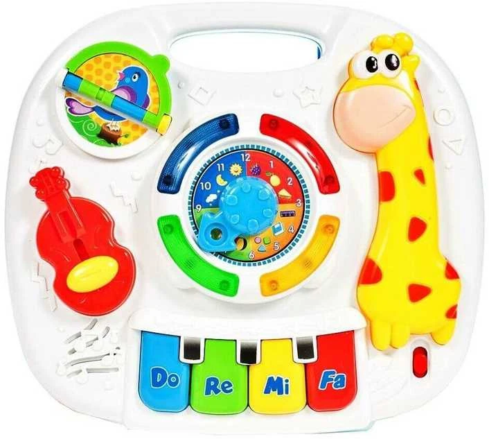 Malplay Interaktyvus lavinamasis muzikinis staliukas Žirafa